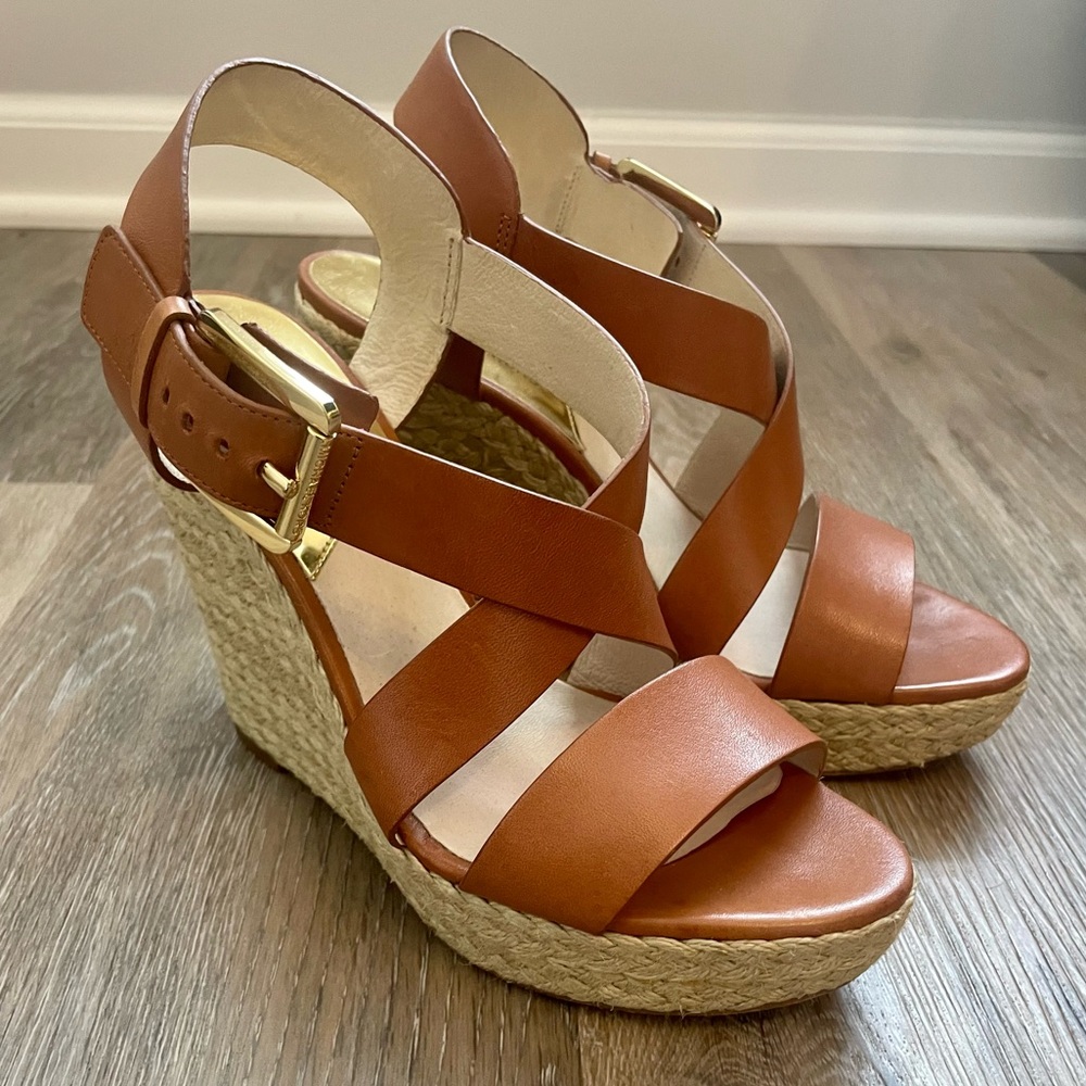 Michael Kors Espadrilles Wedges with leather